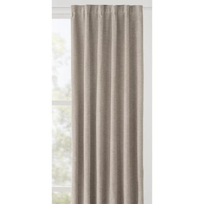 1+1 Gratis Leen Bakker - Gordijn Mara - Semi-verduisterend - 140x280 Cm (1 Stuk) - Polyester - Beige