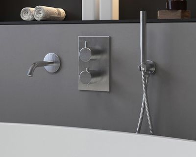 Saniclear Exclusive 304 RVS inbouw badkraan Saniclear Exclusive 304 RVS inbouw badkraan