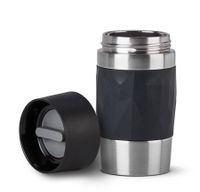 Emsa Thermosbeker Travel Mug Compact Zwart 300 ml - thumbnail