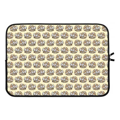 Slapende poes: Laptop sleeve 13 inch