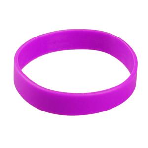 Siliconen armbandjes - stretch - paars - polsbandjes - volwassenen