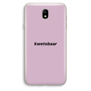 kwetsbaar: Samsung Galaxy J7 (2017) Transparant Hoesje