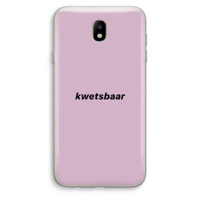 kwetsbaar: Samsung Galaxy J7 (2017) Transparant Hoesje