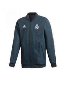 Real Madrid Anthem Jacket Junior 2019-2020 - Maat 140 - Kleur: Blauw | Soccerfanshop