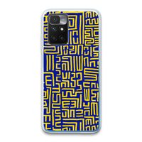 Majorelle Blue Print: Xiaomi Redmi 10 Transparant Hoesje