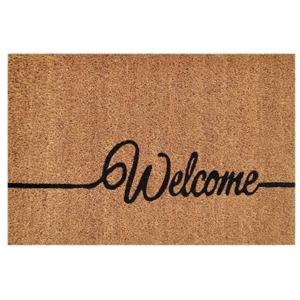 SVJ Deurmat &apos;&apos;Welcome&apos;&apos; - 60 x 40 cm - Kokos - Bruin