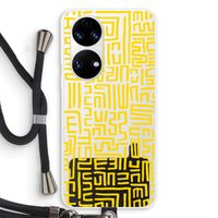 Majorelle Blue Print: Huawei P50 Transparant Hoesje met koord