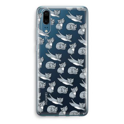 Poezen: Huawei P20 Transparant Hoesje