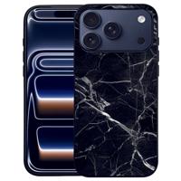 Marmer Zwart Apple iPhone 17 Pro Max Back Cover