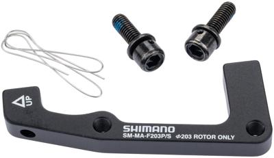 SHIMANO Disc br.adapter shim. pm/is 203mm fr.