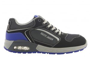 Safety Jogger Raptor Laag S1P Zwart/Blauw - Maat 44 - 00.118.018.44