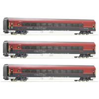 Roco 74041 H0 3-delige set Railjet van de ÖBB