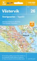 Topografische kaart - Wandelkaart 26 Sverigeserien Västervik | Norstedts