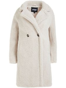 Apparis manteau Anouck en fourrure artificielle - Blanc