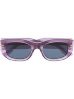 Gucci Eyewear lunettes de soleil à monture rectangulaire - Violet - thumbnail