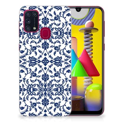 Samsung Galaxy M31 | TPU Case | Flower Blue