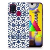 Samsung Galaxy M31 | TPU Case | Flower Blue