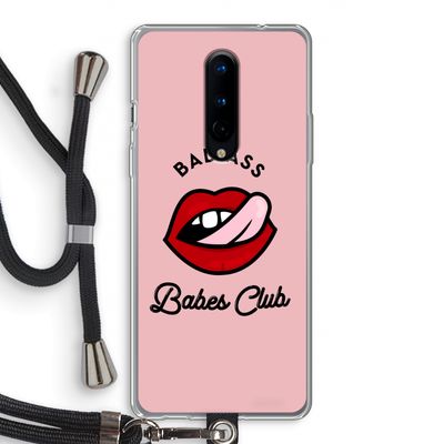 Badass Babes Club: OnePlus 8 Transparant Hoesje met koord