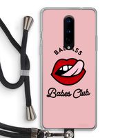 Badass Babes Club: OnePlus 8 Transparant Hoesje met koord