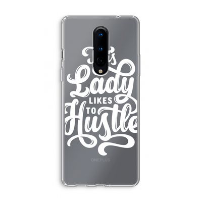 Hustle Lady: OnePlus 8 Transparant Hoesje