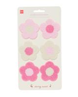 HEMA Strijkemblemen bloemen - 6 stuks