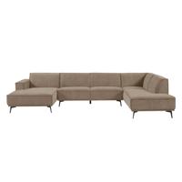 Tower Living 2,5-zits Hoekbank 'Leeds' Lounge links, kleur Moss Grey