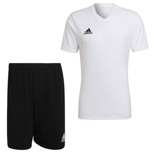 adidas Entrada 22 Trainingsset Wit Zwart