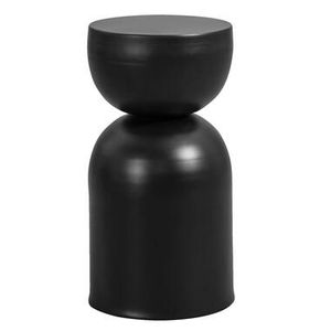 Bijzettafel Noir - zwart - 48xØ25 cm - Leen Bakker