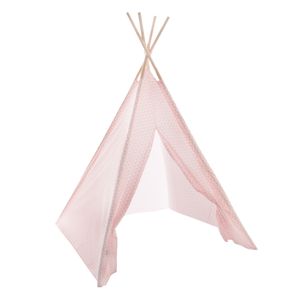 Atmosphera Tipi speeltent voor kinderen - 120 x 120 x 160 cm - roze - wigwam