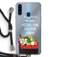 Bento a day: Samsung Galaxy A20s Transparant Hoesje met koord