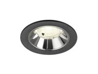 SLV InbouwspotNuminos S zwart/chroom 4000K - 40gr - 1009474