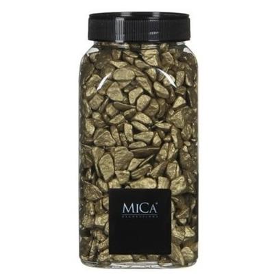 Mica Decorations decoratie steentjes - goud - 1 kilo - 650ml - hobby steentjes Mica Decorations decoratie steentjes - goud - 1 kilo - 650ml - hobby steentjes