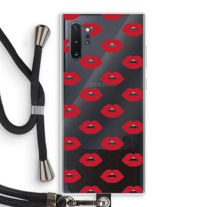 Lips: Samsung Galaxy Note 10 Plus Transparant Hoesje met koord