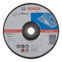 Bosch Accessoires Doorslijpschijf gebogen Standard for Metal A 30 S BF, 180 mm, 22,23 mm, 3,0 mm 1 stuks - 2608603161