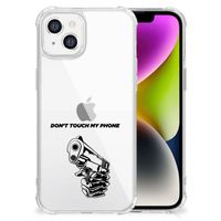 iPhone 14 Anti Shock Case Gun Don't Touch My Phone