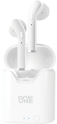 DON ONE Lifestyle - TWS110 (Wit) - In-ear Draadloze Stereo Earbuds met oplaadbare case DON ONE Lifestyle - TWS110 (Wit) - In-ear Draadloze Stereo Earbuds met oplaadbare case