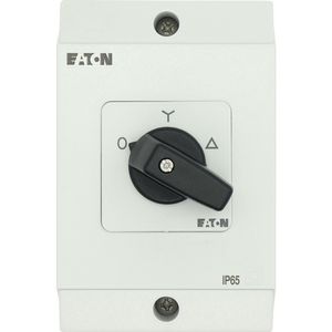 Eaton T0-4-8410/I1 elektrische schakelaar Tuimelschakelaar 3P Zwart, Wit