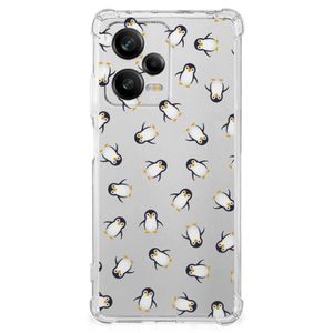 Doorzichtige Silicone Hoesje voor Xiaomi Redmi Note 12 Pro Plus Pinguïn