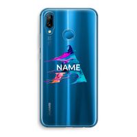 Abstract Spectrum: Huawei P20 Lite Transparant Hoesje