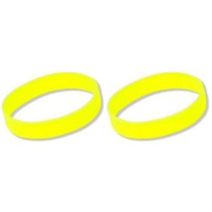 10x Gele armbandjes   -