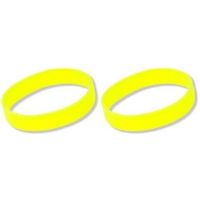 10x Gele armbandjes   -