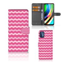 Motorola Moto G9 Plus | Telefoon Hoesje | Waves Pink