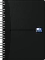 Oxford Office Essentials spiraalschrift, 180 bladzijden, ft A5, geruit 5 mm, zwart