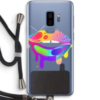Lip Palette: Samsung Galaxy S9 Plus Transparant Hoesje met koord