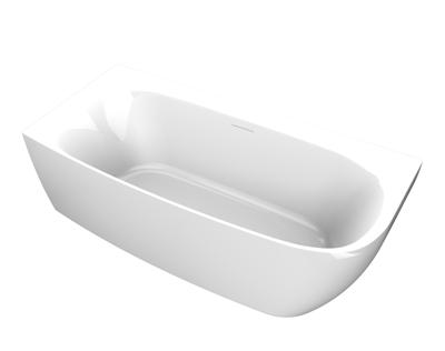 Ligbad Arcqua Tira Back To Wall 170x80x58 Acryl Glans Wit Links Ligbad Arcqua Tira Back To Wall 170x80x58 Acryl Glans Wit Links