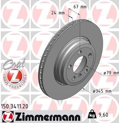 Remschijf Coat Z 150341120
