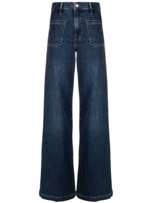 FRAME jean bootcut à taille mi-haute - Bleu
