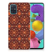 Samsung Galaxy A51 TPU bumper Batik Brown