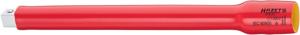 HAZET Verlengstuk · geïsoleerd 918KV-10 · 1/2 inch (12,5 mm) vierkant hol · 1/2 inch (12,5 mm) vierkant massief · Lengte: 264 mm