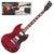 Vintage VIP-V69CR Coaster Series Cherry Red Guitar Pack elektrische gitaar set met versterker